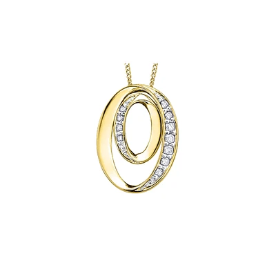 10K YELLOW GOLD PENDANT