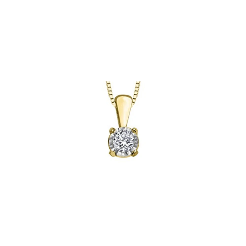 PENDENTIF EN OR AVEC DIAMANT