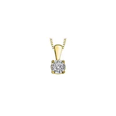 PENDENTIF EN OR AVEC DIAMANT