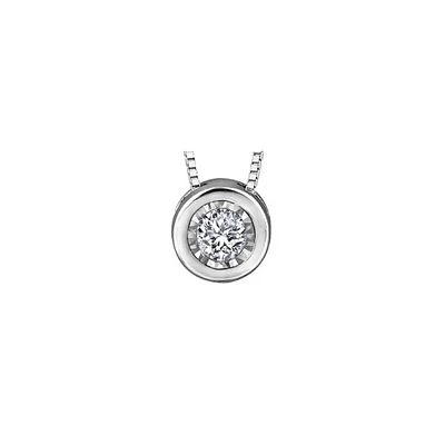 10K WHITE GOLD PENDANT