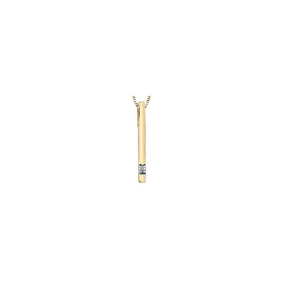 2-TONE 10K GOLD PENDANT