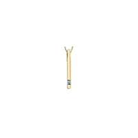2-TONE 10K GOLD PENDANT