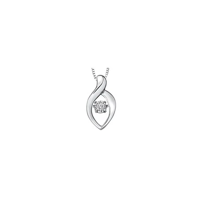 PENDENTIF EN OR 10K AVEC DIAMANT