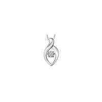 PENDENTIF EN OR 10K AVEC DIAMANT