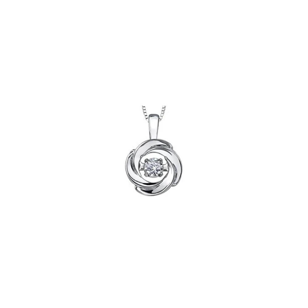10K GOLD PENDANT WITH DIAMOND.