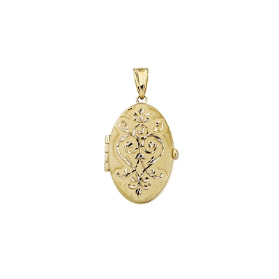 10K YELLOW GOLD PENDANT
