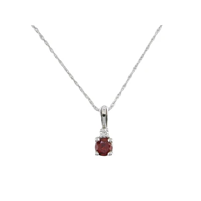 10K WHITE GOLD PENDANT