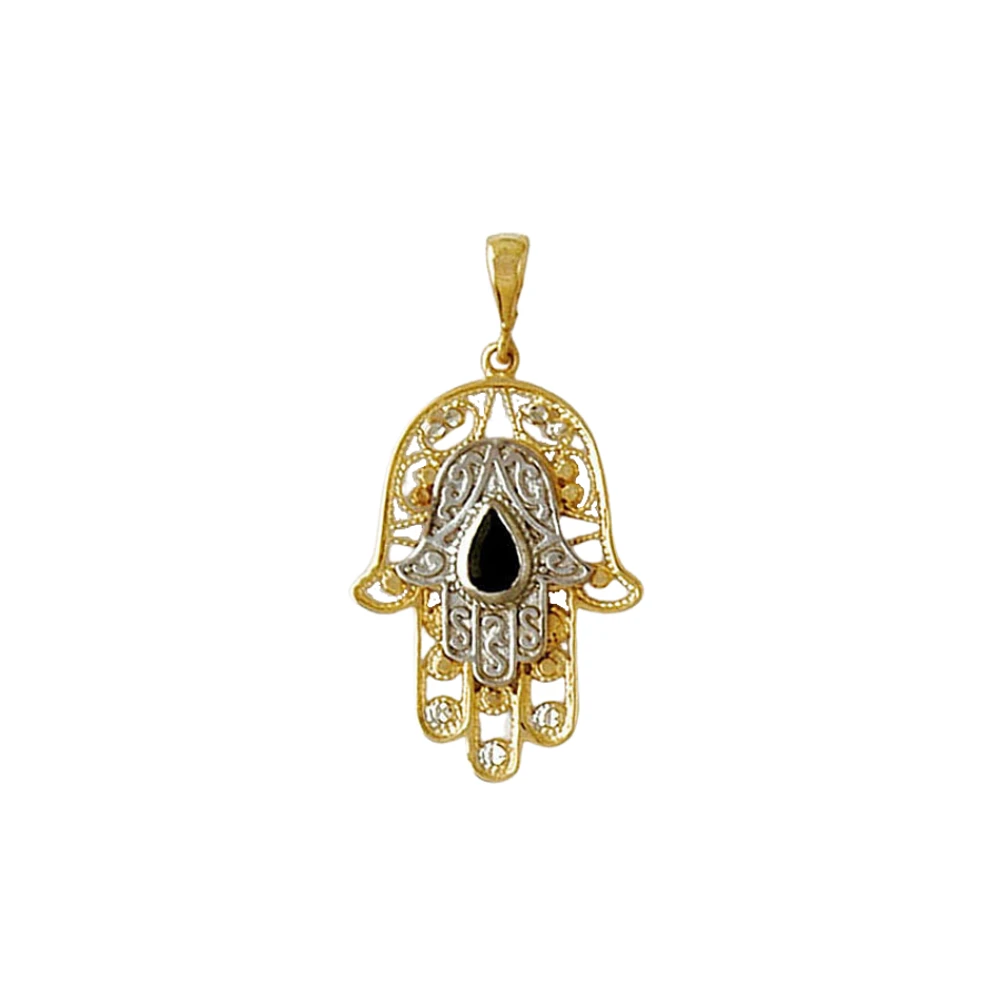 PENDENTIF EN OR DEUX TONS