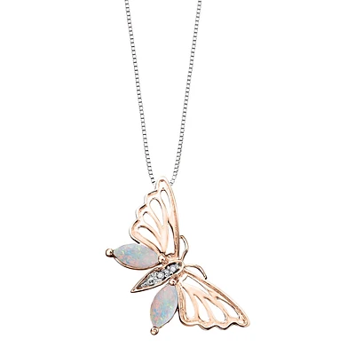 10K GOLD BUTTERFLY PENDANT