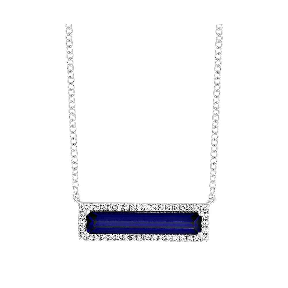 14K WHITE GOLD NECKLACE