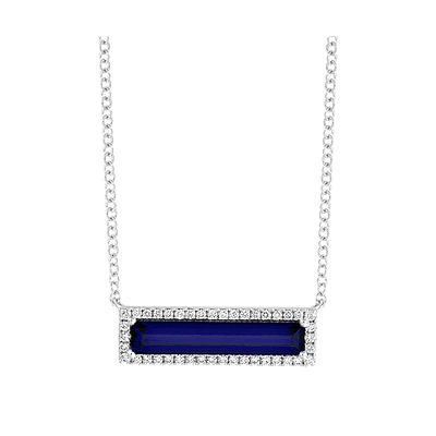 14K WHITE GOLD NECKLACE