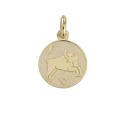 10K GOLD PENDANT - TAURUS
