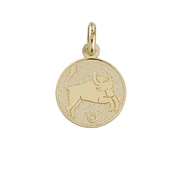 10K GOLD PENDANT - TAURUS