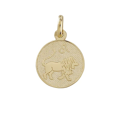 10K GOLD PENDANT - LEO