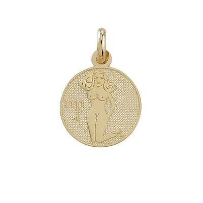 10K GOLD PENDANT - VIRGO
