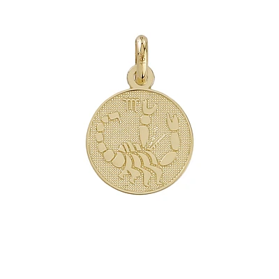 PENDENTIF EN OR 10K - SCORPION