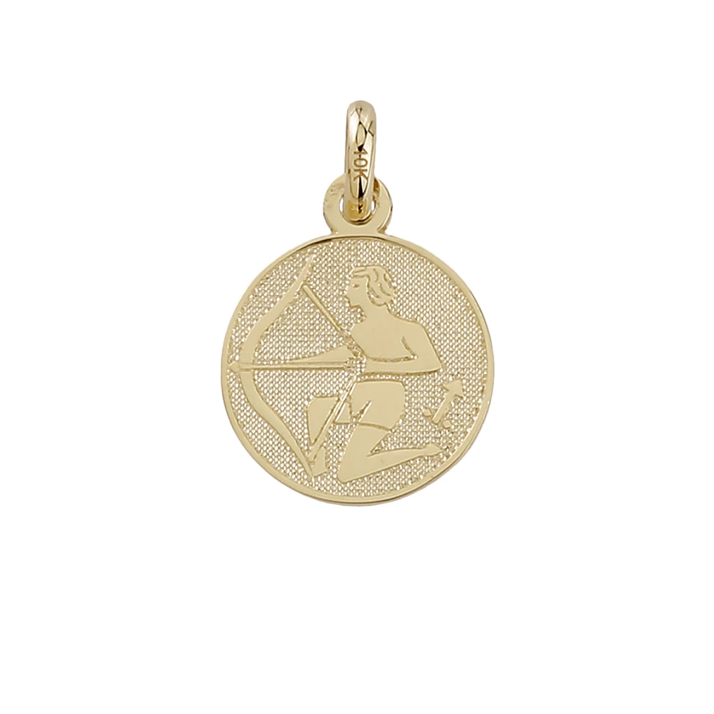 10K GOLD PENDANT - SAGITTARIUS