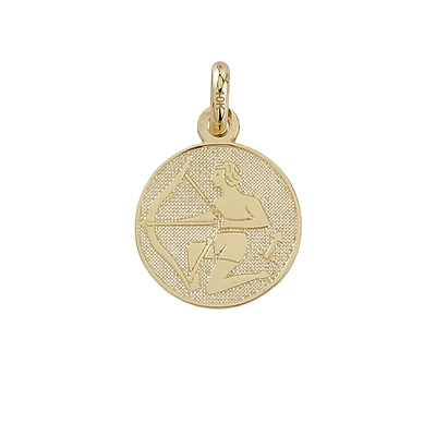 10K GOLD PENDANT - SAGITTARIUS