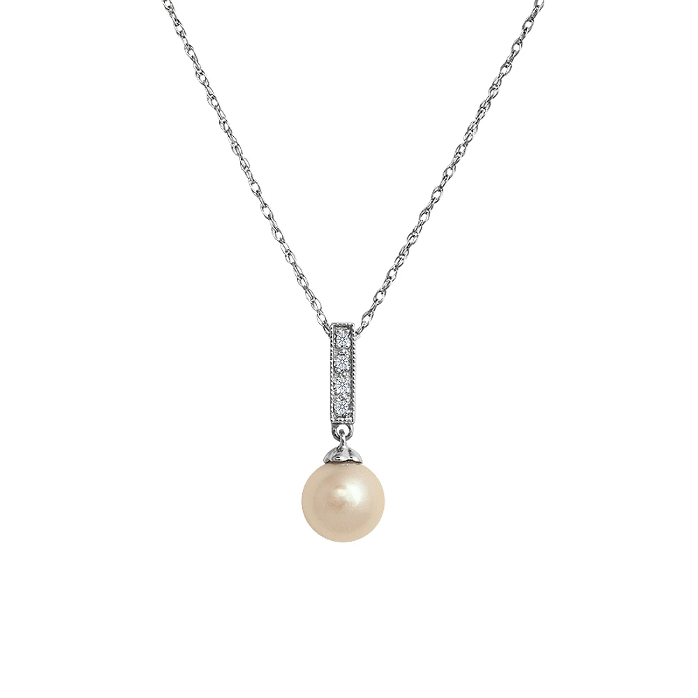 10K WHITE GOLD PENDANT