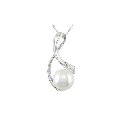 10K WHITE GOLD PENDANT