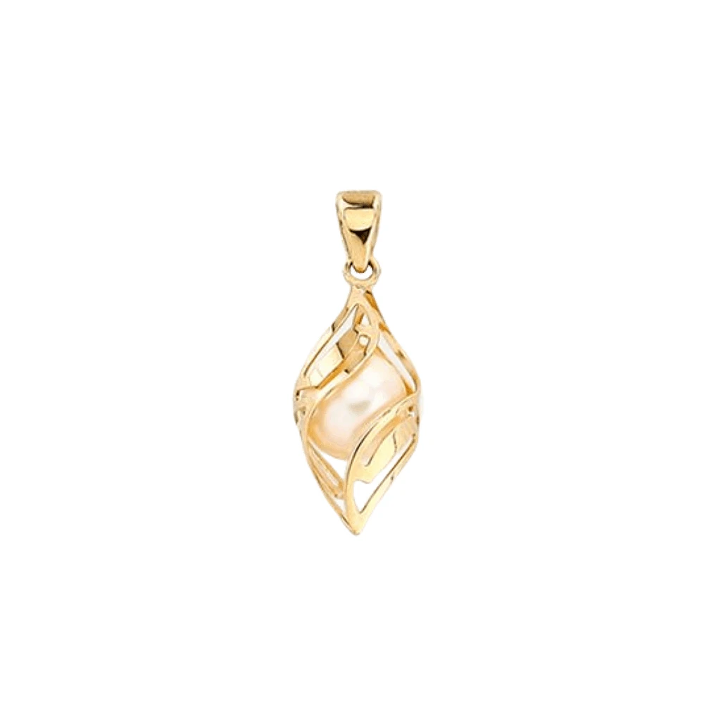 10K YELLOW GOLD PENDANT