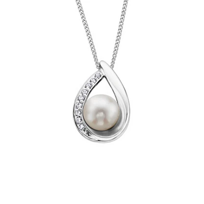 10K WHITE GOLD PENDANT