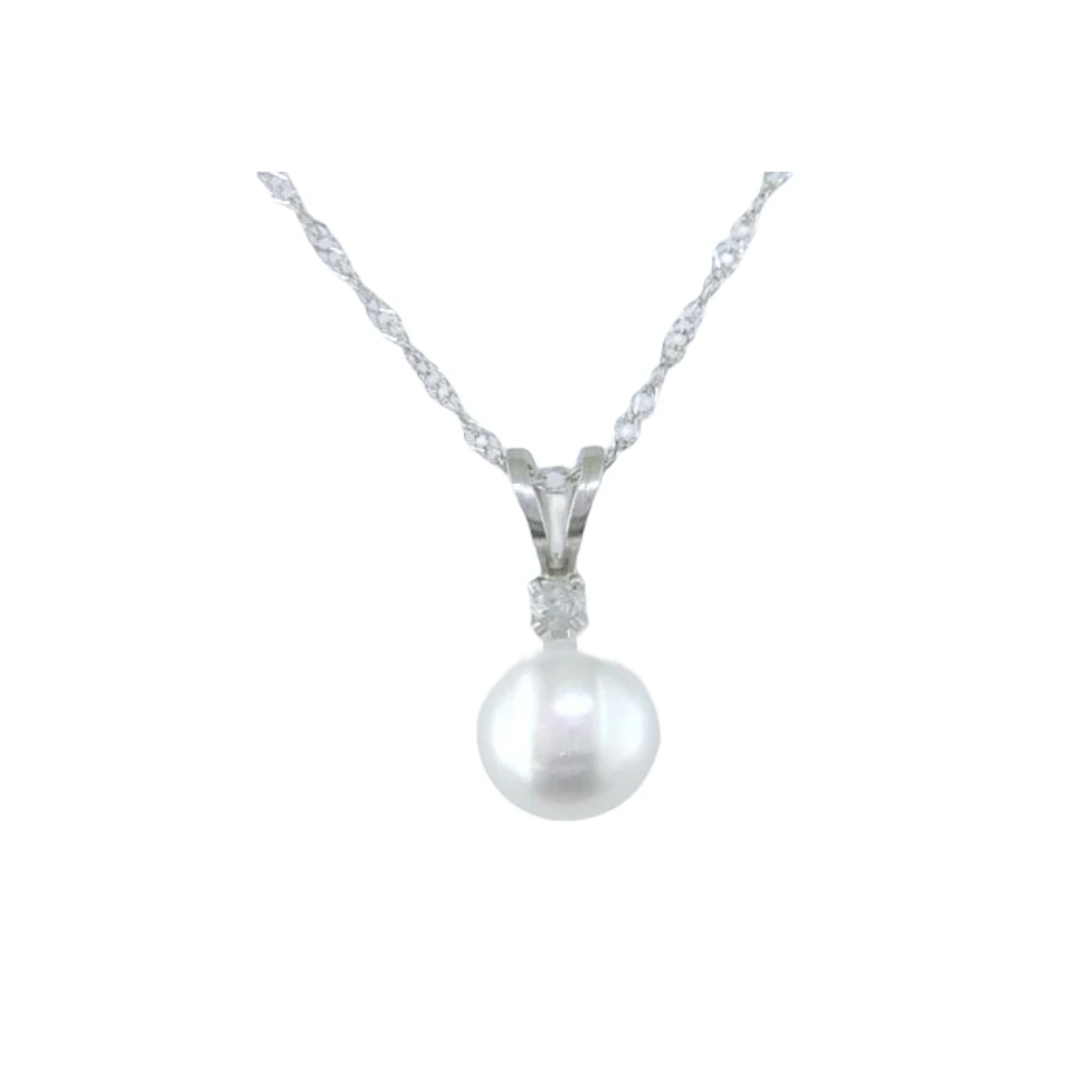14K WHITE GOLD PENDANT