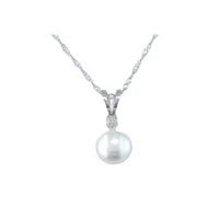 14K WHITE GOLD PENDANT
