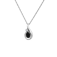 10K WHITE GOLD PENDANT