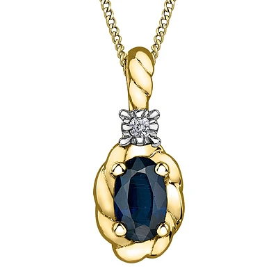 10K YELLOW GOLD PENDANT