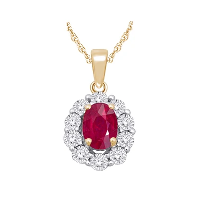 10K YELLOW GOLD PENDANT