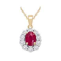 10K YELLOW GOLD PENDANT