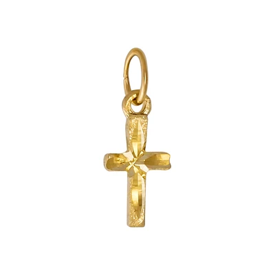 10K YELLOW GOLD CROSS