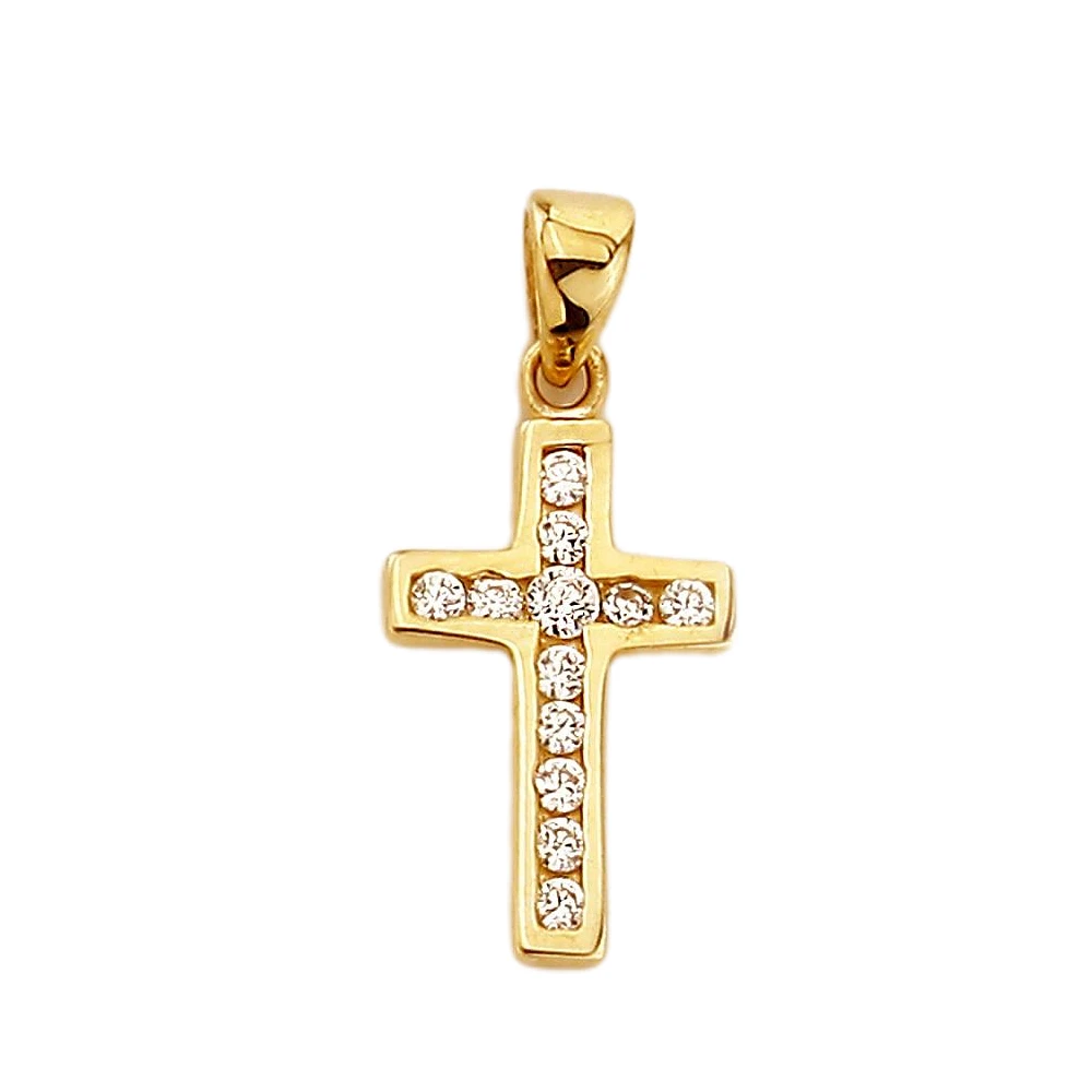 10K YELLOW GOLD CROSS