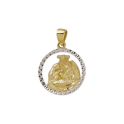 10K YELLOW GOLD PENDANT