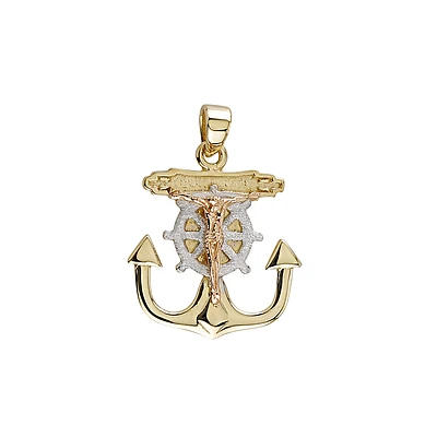 10K YELLOW GOLD PENDANT
