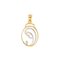 10K YELLOW GOLD PENDANT