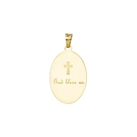 10K YELLOW GOLD PENDANT