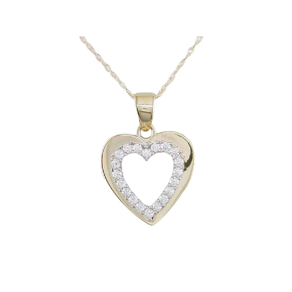 PENDENTIF EN OR 2 TONS 10K