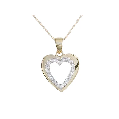 PENDENTIF EN OR 2 TONS 10K