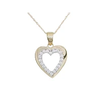 PENDENTIF EN OR 2 TONS 10K