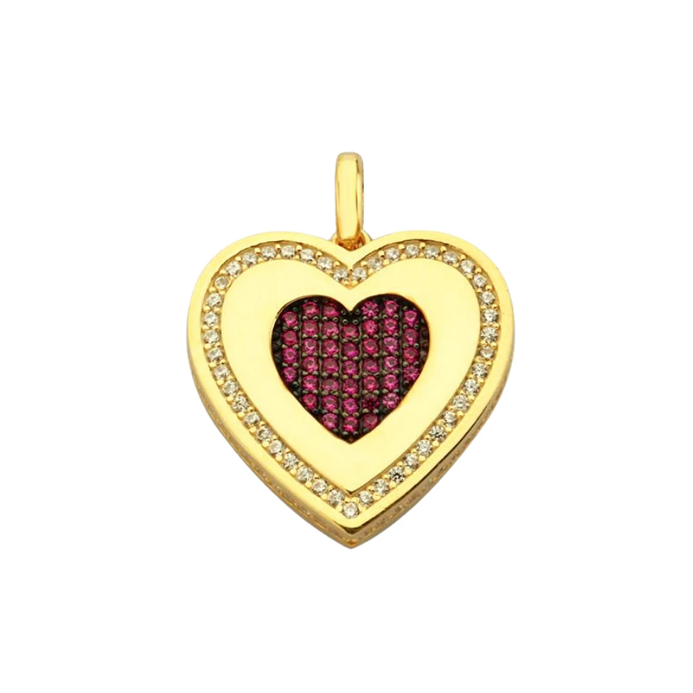 HEART PENDANT IN 10K YELLOW GOLD