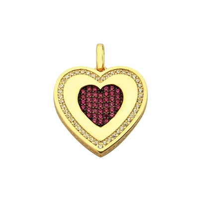 HEART PENDANT IN 10K YELLOW GOLD