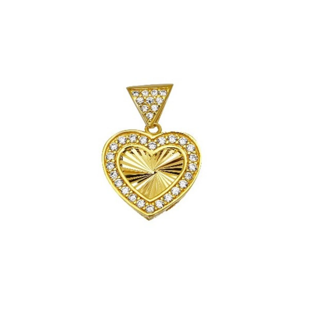 HEART PENDANT IN 10K YELLOW GOLD