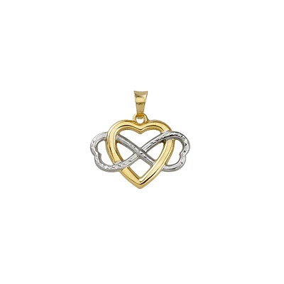 PENDENTIF OR 2 TONS 10K