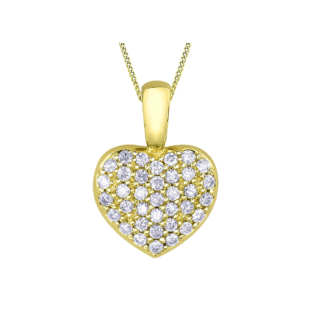 10K GOLD HEART PENDANT