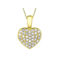 10K GOLD HEART PENDANT