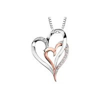 PENDENTIF EN OR DEUX TONS 10K