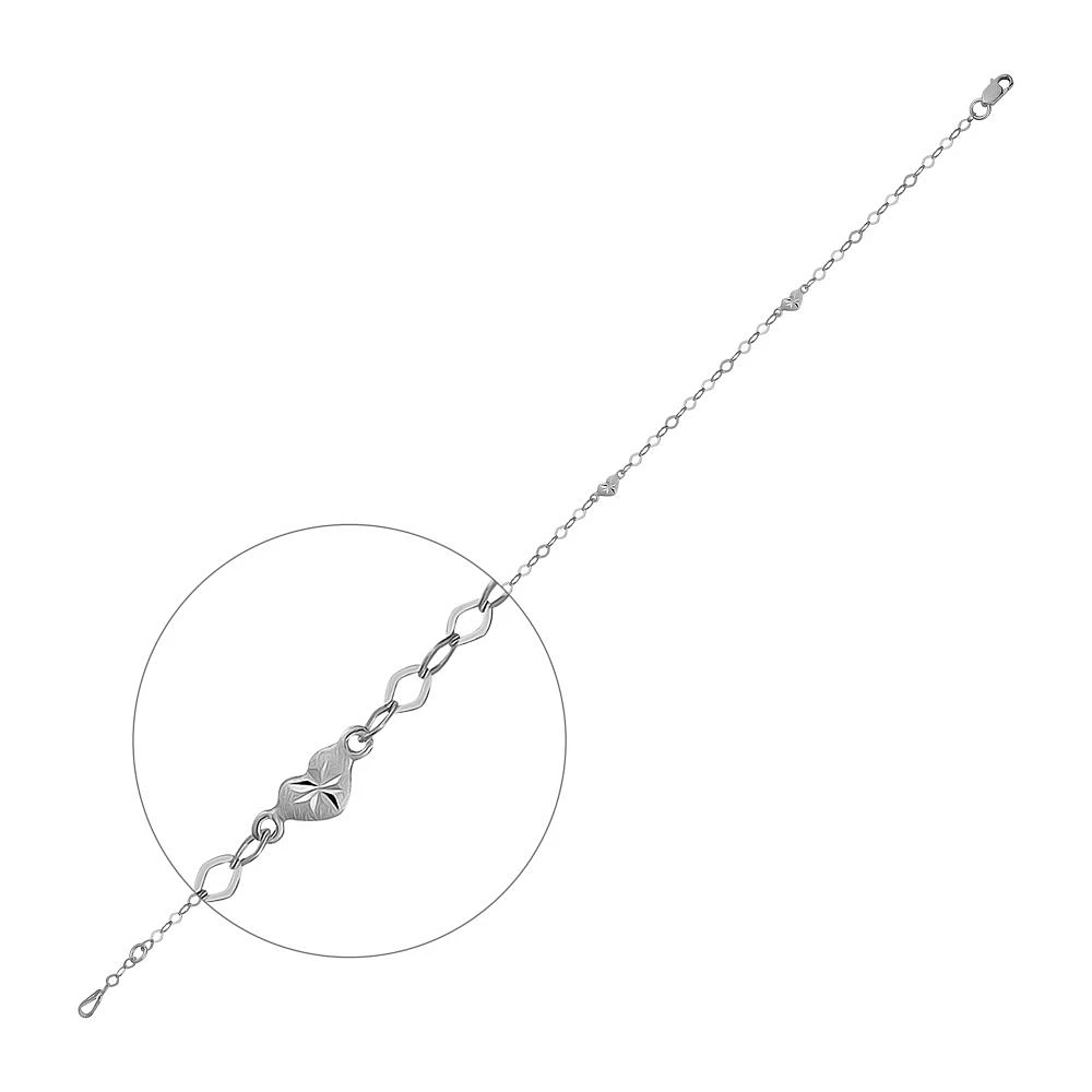 CHAÎNE CHEVILLE EN OR 10K- 10’’X3MM