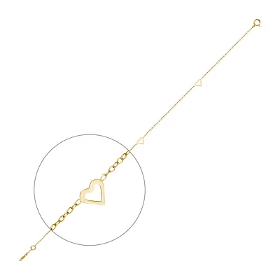 CHAÎNE CHEVILLE EN OR 10K- 10’’X1MM